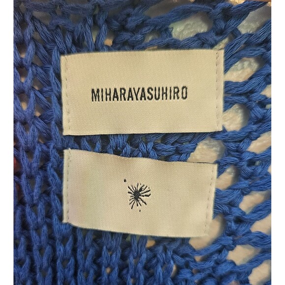 MIHARA YASUHIRO Distressed Knit Sweater Set Size 36 (US 6) Abstract Asymmetric - Picture 10 of 12